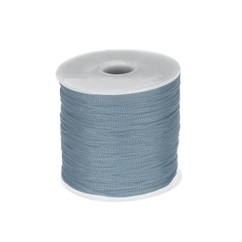 QUARKZMAN 1mm Polypropylen Seil Geflochtene Seile, 100m Nylonseil Hohlseil für Wäscheleine, Camping, Wandern, Outdoor, Hellgrau