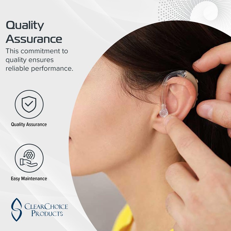 Widex Compatible Round Ear Tip Hearing Aid Domes, Pack of