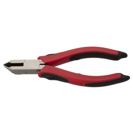 TONE Angled Nippers (Master Grip Type) NN-125G Red, Overall Length 132mm (5.2 inches)