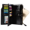 PARVENZA Women's RFID Blocking Large Capacity Luxury Wax Genuine Leather
