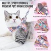 AUTOWT Cat Harness and Leash, Breathable Kitten Escape Proof Harnesses,