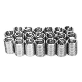 20Pcs Wire Thread Insert M12 x 1.5, 304 Stainless Steel Sheath Helicoil Type Screw Repair Sleeve Assortment Kit, Thread Repair Sleeve Bushing Screw (2.5D),other fasteners