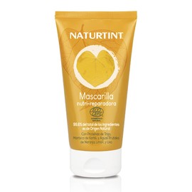 Naturtint Eco Maske. Nährend und Reparierend. Trockenes und Geschädigtes Haar. 99% Natürliche Inhaltsstoffe. Silikon und Parabenfrei. Shea Butter und fruchtiges Wasser - 150 ml