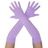 Seeksmile Unisex Adult 18" Length Spandex Long Gloves Stretchy Cosplay