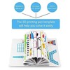 3D Printer Drawing Molds Paper Stencils for 3D Printing Pen,Printing