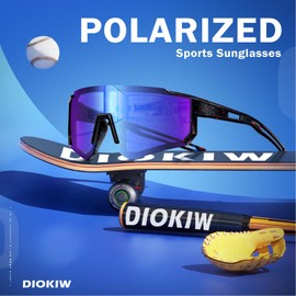 DioKiw 3PACK Kids Sunglasses Polarized Youth Baseball Sunglasses Boys Girls Softball Cycling UV400 Protection Goggles