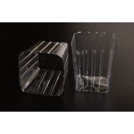 Plastic Liners for Wood Boxes (3”x 3.75”) Clear Plastic Liners for Planters l Plastic Liner Inserts for Planters (Sell in Pack of 12) (to fit Square 4" Planter) (L040404)