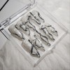 [Handmade nail tips] silverware - Coffin Egg / [수제네일팁] silverware