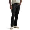 Lee Men's Legendary Slim Straight Jean, Overdye Black, 35W x