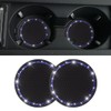 2 Pack Car Bling Cup Holder Coaster, 2.75 Inch Crystal