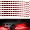 XT AUTO 8pcs 12V Super Bright 30cm 15 LED Flexible