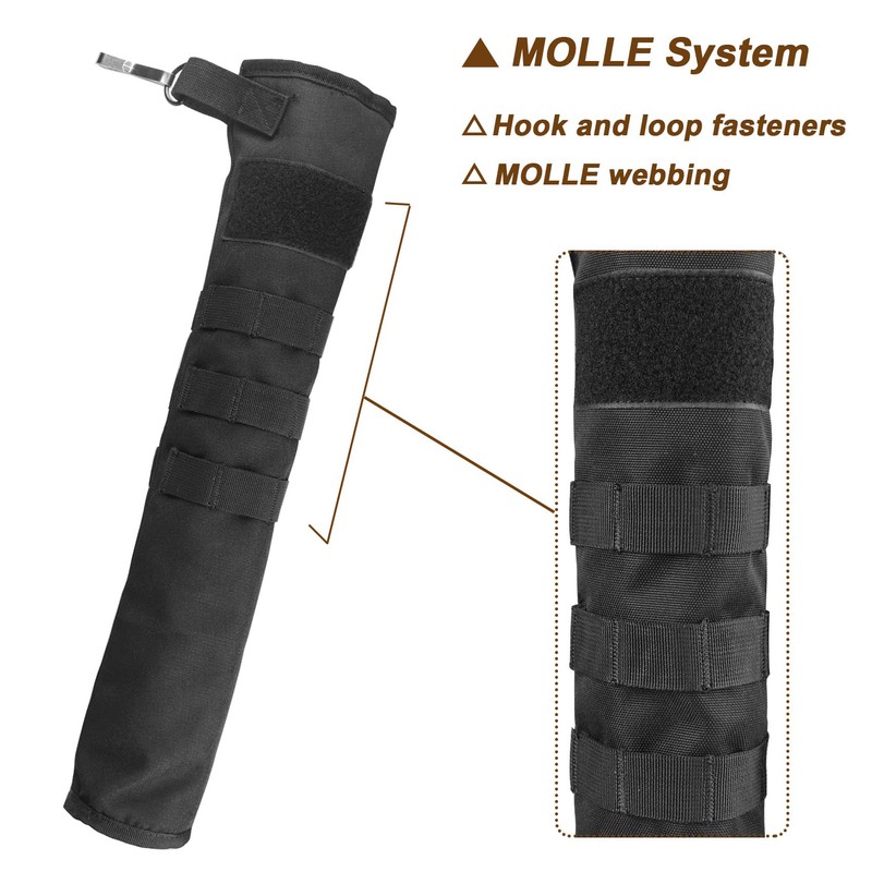 MAGARROW Archery Adjustable Arrow Back Quiver Dual Use Hip Quiver