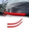 YJMOTOR Fit Ttesl Model Y Side Mirror Trim Strip Compatible