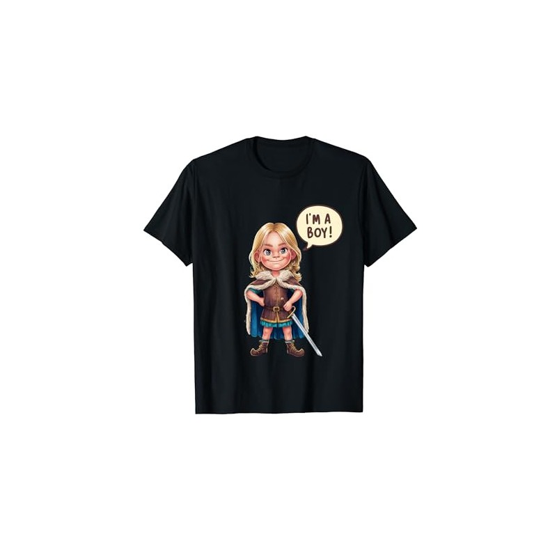 I Am A Boy With Long Hair Viking Blonde Funny