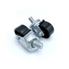 Floor Jack Caster (2 Piece - Black Wheel) for Lincoln,