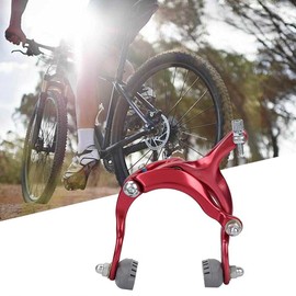 VGEBY Bicycle Brake Set, Aluminium Alloy Bicycle Brake Caliper Brake Kit Outdoor Cycling Bicycle Highway Brake Kit Road Bike Mountain Bike Accessories (Red)