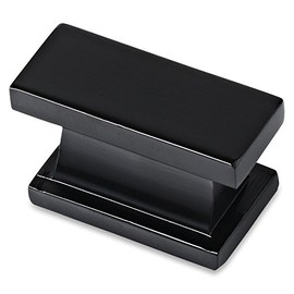 Southern Hills Black Cabinet Knobs - Pack of 5 - Kitchen and Bathroom Black Matte Hardware for Dressers, Desks, Furniture and Cupboards Drawers and Doors SHKM001-BLK-5