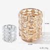 GHYTRIGEN 2 Pcs Makeup Brush Holder,Crystal Fountain Pen Holder,Cosmetics Brush