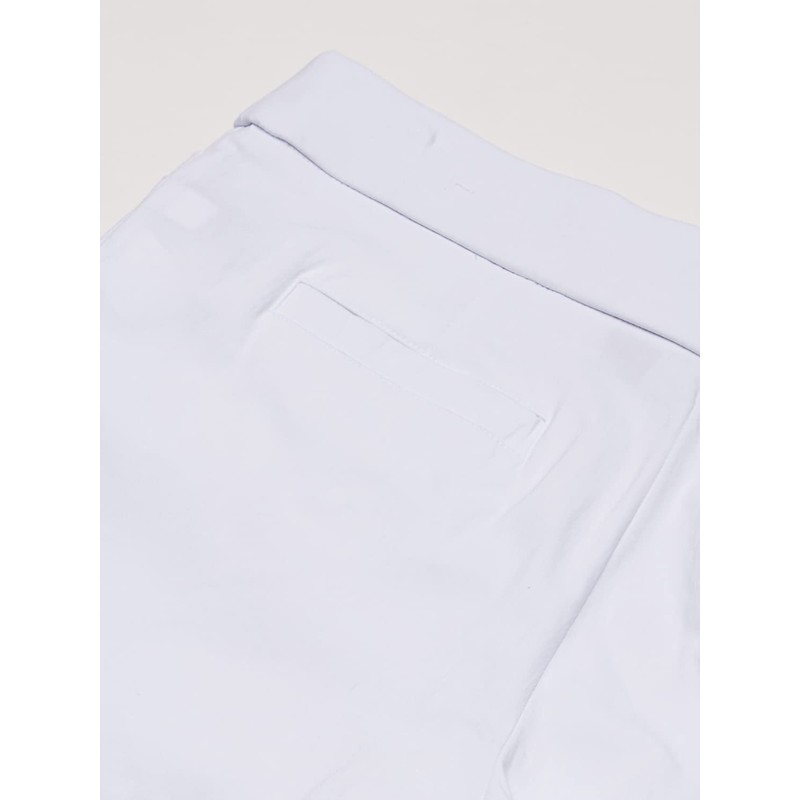 Briggs New York Pull On Capri with L Pocket, White,