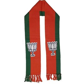 OMG BJP Body Flag Skarf/Patka/BJP Dupatta Flag Woven Men & Women