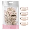 BasicSense 60 pcs Hair Extensions Strong Metal Snap Teeth Clips
