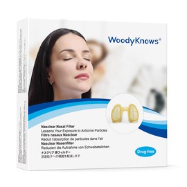 WoodyKnows Nasclear Nose Filter - Allergy Relief and Protection from Pollution | Ideal for Public Transport and Animal Care (Combo Pack S/M/L/XL)