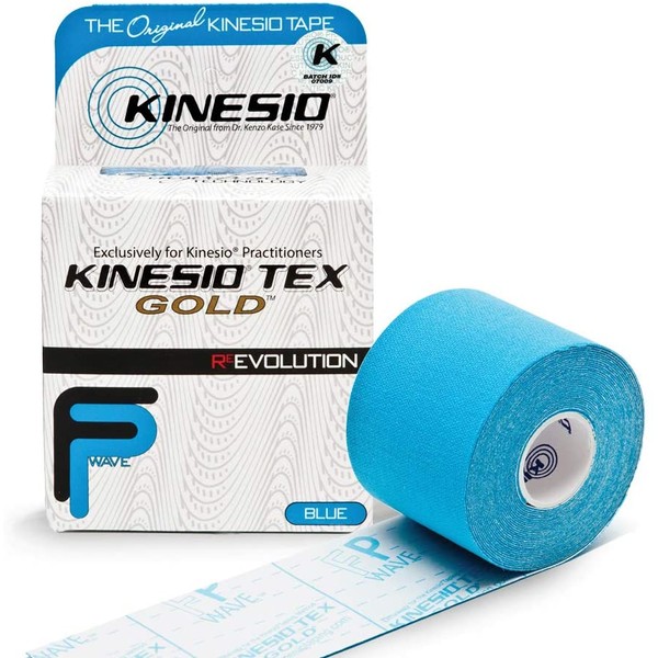 Kinesio Taping - Elastic Therapeutic Athletic Tape Tex Gold FP - Blue – 2 in. x 13 ft