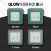 Glow in the Dark Light Switch Frame, 2 Toggle, Luminous