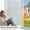 Viseeko Window Privacy Film: Frosted Glass Window Film Window Cling