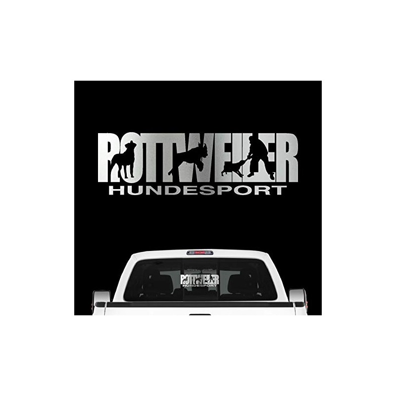 siviwonder Rottweiler Dog Sport Car Sticker Dog Foil Rottie Rotty
