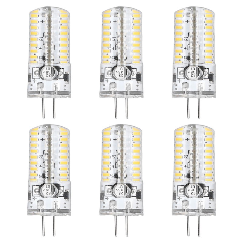 6 Pcs G4 LED Bulbs Bi Pin Base Light Bulbs
