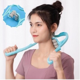 Neck massager 6-ball golf ball rolling back neck acupressure Neck massager 2ea
