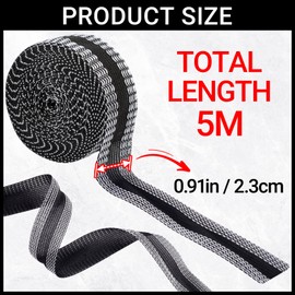 CTEAKOP Black Hemming Tape for Pants, Iron on Hemming Tapes, Trousers Edge Modified Strips, Hemming Tape for Dresses, Jeans (5.47 Yard)