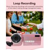 Video Camera Camcorder, 2K 48MP Pink HD Digital Camera for