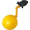 Jobe Valves J-RJV0075HF Rojo High-Flow Low-Pressure Float Valve, 4.9"-Wide Float,