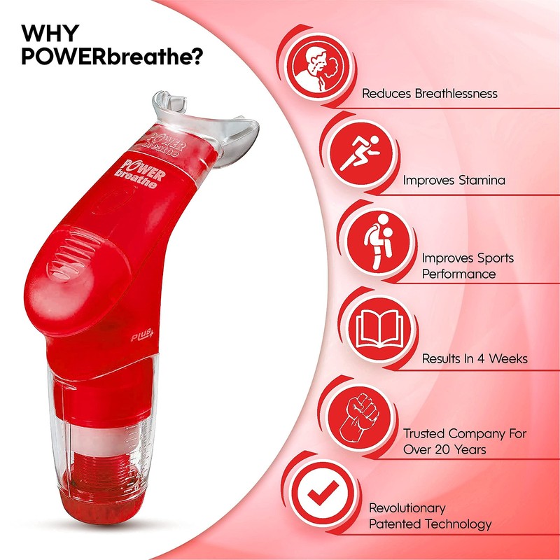 Power Breathe Sports Performance Plus-red