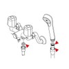 KVK Shower Hose Gasket Set PZKF26-3