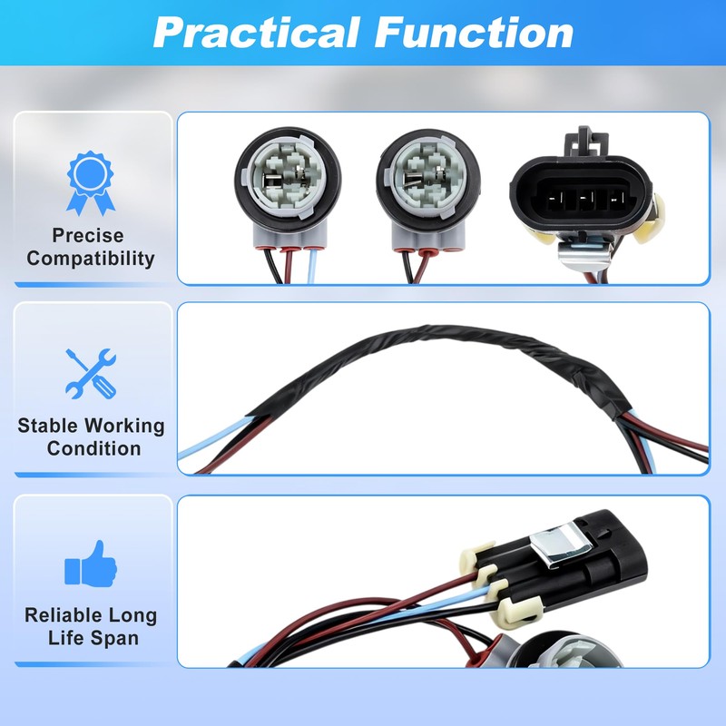 INFINAUTO Turn Signal Wiring Harness for GMC Canyon 2004-2012 Front