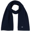 GANT Unisex Shield Wool Knit Scarf, navy