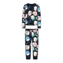 NAME IT Girl Squishmallows Sleepwear Set, black