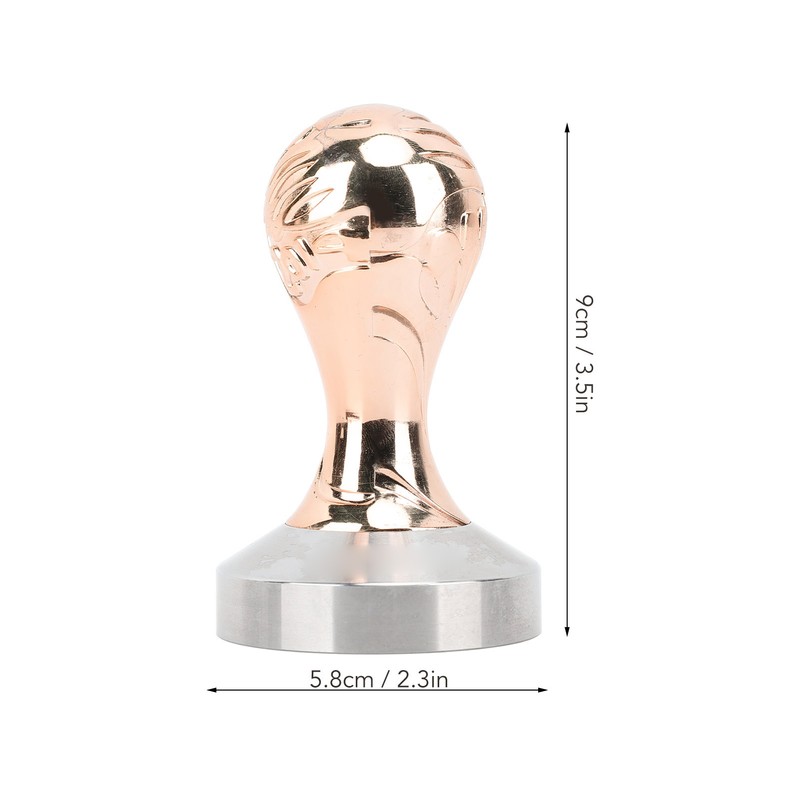 Coffee Tamper 58mm Handle Stainless Steel Ergonomic Coffee Press Tamper