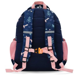 Jan & Jul Little Xplorers Kids' Backpack (Navy Forest, One Size)