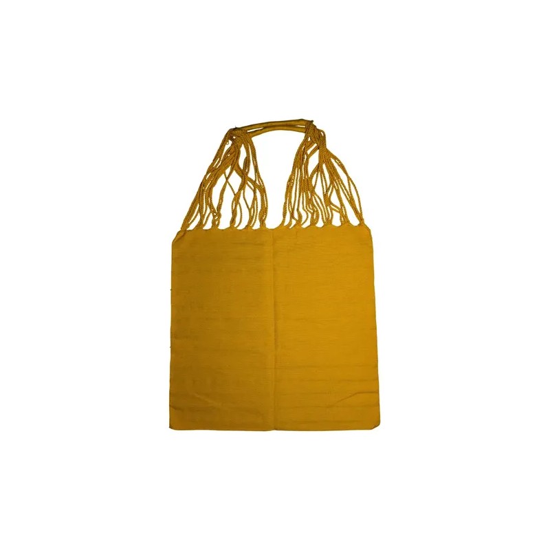 Bolso Artesanal Con Bolitas Chiapas Echo Ha Mano Verde