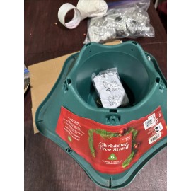 Oasis Five (5) Green Christmas Tree Stands.  Perfect Fir Dealers. Pun.   ( Up to 6ft)