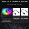 TZMRIT ST-Prism 4 Pro ARGB PC Fan,5V 3PIN ARGB Light