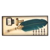 Feather Pen and Ink Set with 5 Interchangeable Nibs for