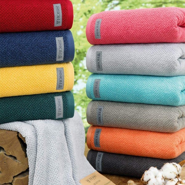 Ross Organic Cotton Hand Towels Selection Flannel Guest Towel 30 x 50 cm