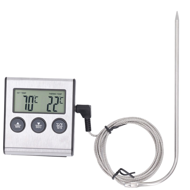 Meat Thermometer Electronic with Probe Digital Oven for Cooking Kitchen