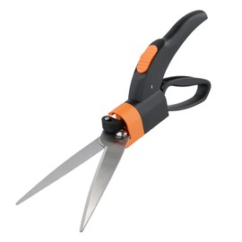 Grass Shears Handheld, Grass Clipper Cutter Plant Cutting Scissors, Stainless Steel Hand Lawn Scissors, Ultra-Sharp Grass Shears Manual Multifunction Gardening Trimming Shears 360 Degree Swivel Blades