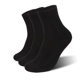 TUAN YUAN Bamboo Men Women sock Breathable Sock Quarter Thin Ankle High Sock Comfort Cool soft Sock 3 Pairs